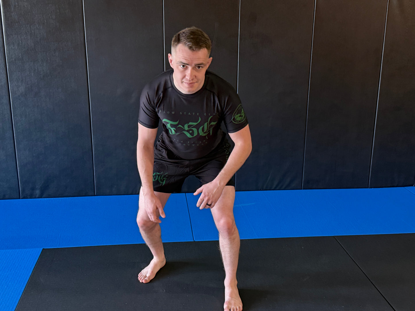 Obsidian Rash Guard and Shorts Combo