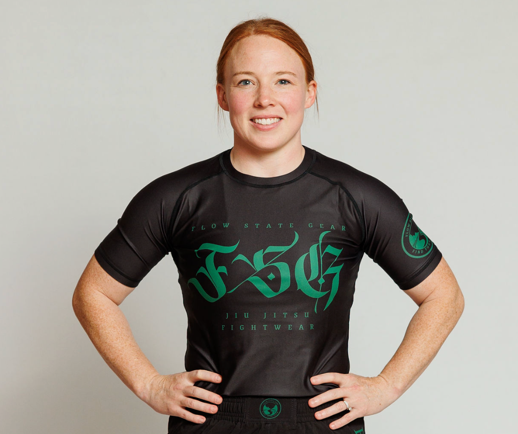 Flow State Athletic Fit Rash Guard - Obsidian